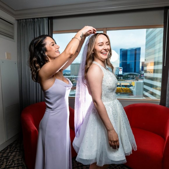 Lace and Liberty Custom Made 2 Piece Wedding Dress - Picture 3 of 10